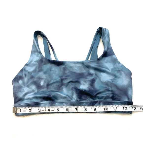 Athleta Exhale Sports Bra - Serene Riviera Blue - Picture 6 of 10